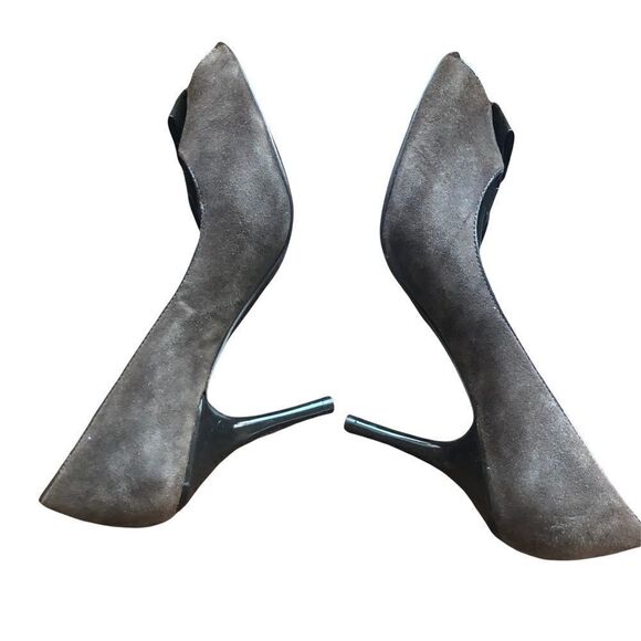 VIA SPIGA Heels, Brown Suede Size 6 - Picture 2 of 6